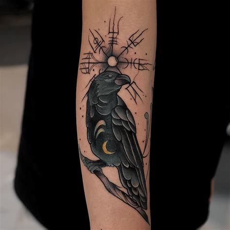 raven tattoo on back|Raven Tattoos – Meaning, Design, History, Mythology, Ideas with ...